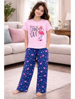 Ninos Dreams - Pink Flamingo Cotton T-Shirt & Pyjama