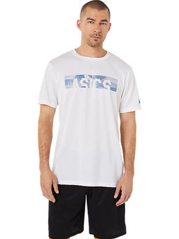 ASICS - M Ca Ss White Men Gym & Training T-shirts