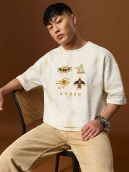 The Souled Store - Nomad Phoenix Men Super Oversized T-Shirt