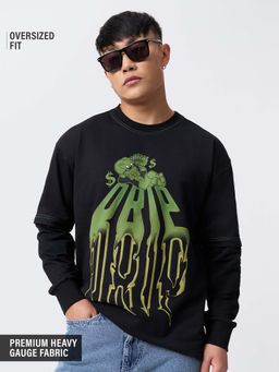 The Souled Store - Official Richie Rich Drip Men Oversized Full Sleeve T-Shirt