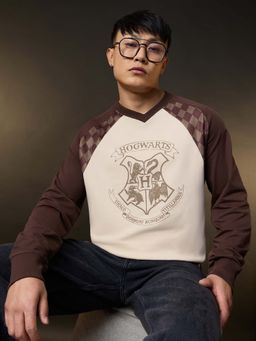 The Souled Store - Official Harry Potter Four Houses Men Oversized Full Sleeve T-Shirts