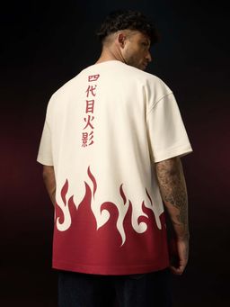 The Souled Store - Official Naruto Minato Men Oversized T-Shirt