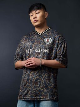 The Souled Store - Official Spider-Man Desi Web Slinger Men Oversized Jerseys