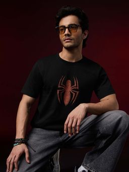 The Souled Store - Official Marvel Spider-Man Spectacular Men Relaxed Fit T-Shirt