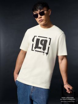 The Souled Store - Official Linkin Park Legacy Insignia Men Relaxed Fit T-Shirts