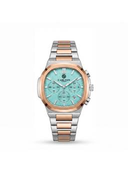 Carlton London - Parker Men Blue Dial Anlaog Watch - CLSDTQUM (M)