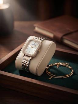 French Connection - Women Analog Stylish Silver Dial and Premium Strap-FCGS06-A (M)