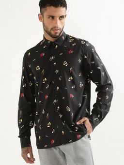 Antony Morato - Mens Printed Black Shirt