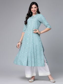 Stylum - Womens Printed Rayon A Line Kurta
