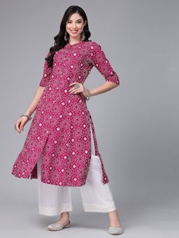 Stylum - Womens Printed Rayon A Line Kurta