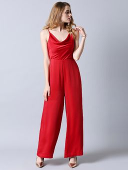 RSVP by Nykaa Fashion - Red Dont Dull My Shine Jumpsuit
