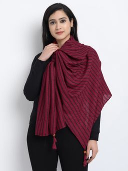 Wicked stitch - Scarves For Women Cotton ChalkStripes