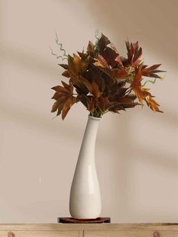 PUREZENTO - Ashley Vase In Color Cream