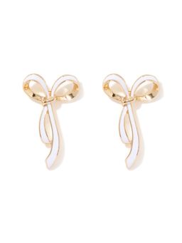 Forever New - Elena Enamel Bow Earrings