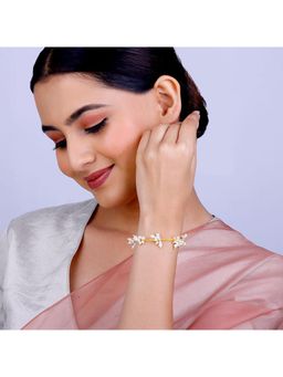 GIVA - 925 Silver Uff Yeh Noor Bracelet, Adjustable for Women