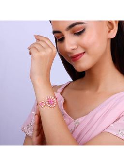 GIVA - 925 Silver Ghoomar Bracelet, Adjustable for Women