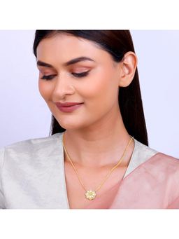 GIVA - 925 Silver Jashn-e-Bahara White Necklace for Women