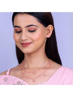 GIVA - 925 Silver Kudiye Ni Tere Layered White Necklace for Women
