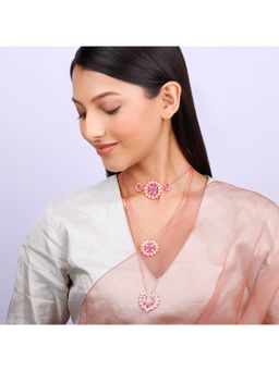 GIVA - 925 Silver Ghoomar Layered Necklace for Women