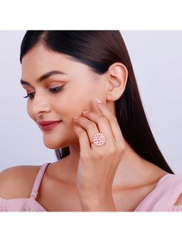 GIVA - 925 Silver Banno Ring, Adjustable for Women