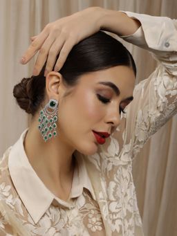 Ritu Singh - Long Chandelier Drop Earrings