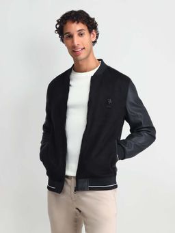 U.S. Polo Assn. Denim Co. - Embossed Branded Bomber Jacket