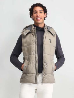 U.S. Polo Assn. Denim Co. - Detachable Hood Padded Jacket