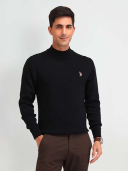 U.S. Polo Assn. Denim Co. - Solid Black Men's Sweatshirt