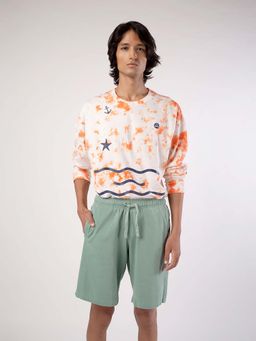 WOODLAND - A Skating Monk Green Basic Short for Men