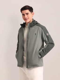 U.S. POLO ASSN. - Regular Fit Solid Bomber Jacket