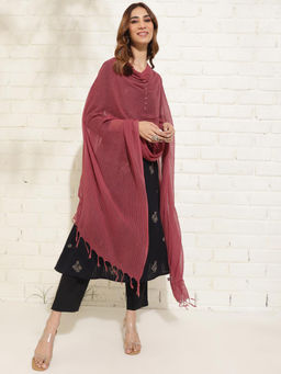 Fabindia - Pink Cotton Dupatta