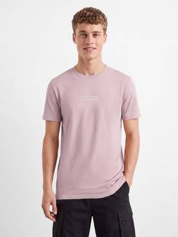 R&B - Pink Round Neck Typographic Print T-Shirt