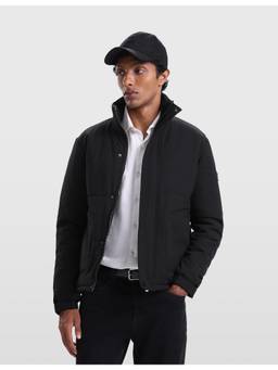 Arrow Sports - Arrow Sport High Neck Black Puffer Jacket