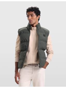 Arrow Sports - Arrow Sport Sleeveless Green Puffer Jacket
