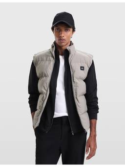 Arrow Sports - Arrow Sport Sleeveless Grey Puffer Jacket