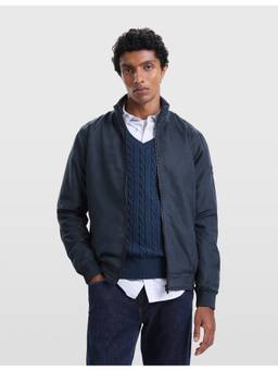 Arrow Sports - Arrow Sport High Neck Blue Bomber Jacket