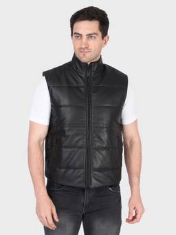 Justanned - Eclipse Black Leather Jacket