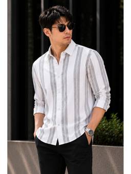 Parcel Yard - Multi-Color Summer Wear Full Sleeve Striped Shirt