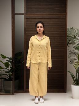 RUIAAN - Palomino Collar Neck Co-Ord (Set of 2)