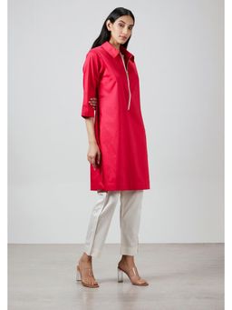Pallavi Swadi - Roseberry Zip Kurta with Pant
