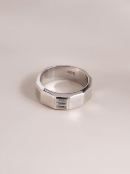 Palmonas - Mens 925 Sterling Silver Sterling Edge Refined NOD Band Ring (7)
