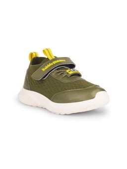 Bubblegummers - Green Casual Velcro Sneaker Shoes Trendy Daily Wear