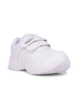 Bata - White Kids Unisex Velcro Sneakers Comfortable School Use