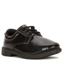 Bata - Black Lace Up Oxfords School Shoes Durable Daily Wear