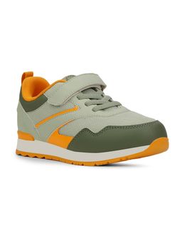 Bubblegummers - Green Casual Velcro Sneakers Flexible Wear