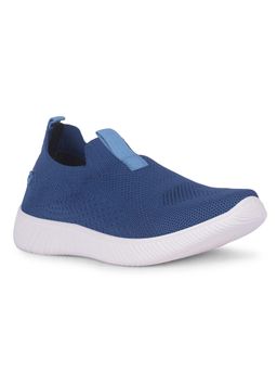 Bubblegummers - Navy Blue Casual Slip On Sneakers Flexible Sole Fit
