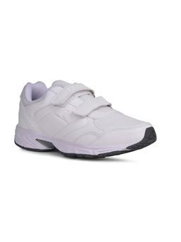 Bata - White Unisex Velcro Sneakers Flexible Daily Wear