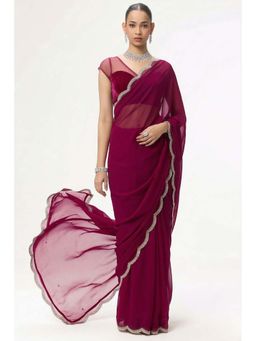 Swtantra - Rebel Georgette Saree with Unstitched Blouse
