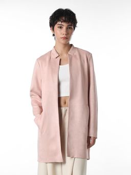 ONLY - Women Pink Solid Regular Fit Winter Coat