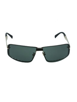 Montblanc - Black Metal Full Rim Rectangle Men Sunglass MB2195 65 772 (65)